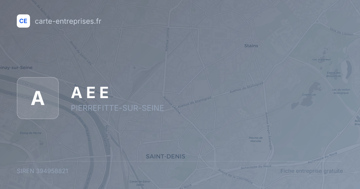 A E E — 394958821 — fiche entreprise