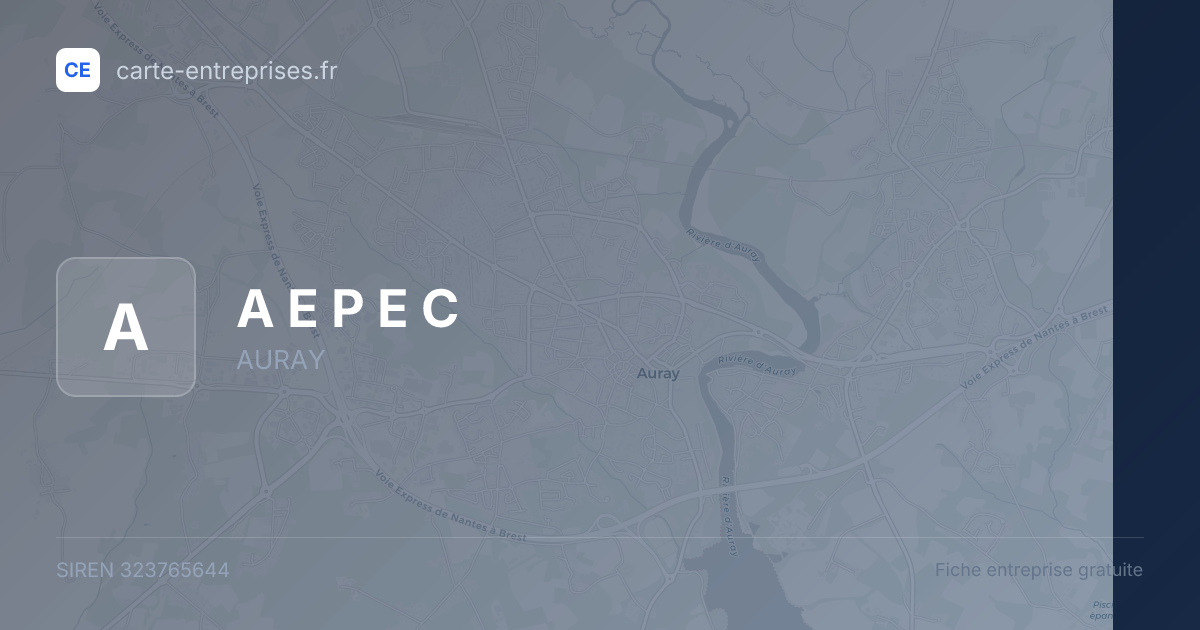 A E P E C — 323765644 — fiche entreprise