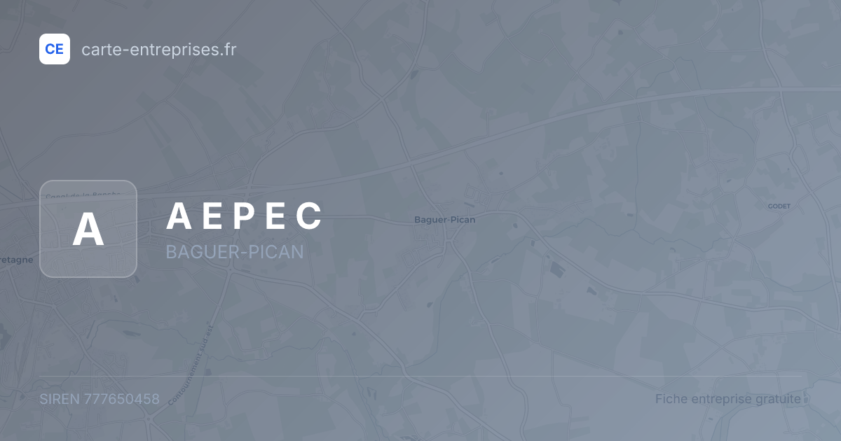 A E P E C — 777650458 — fiche entreprise