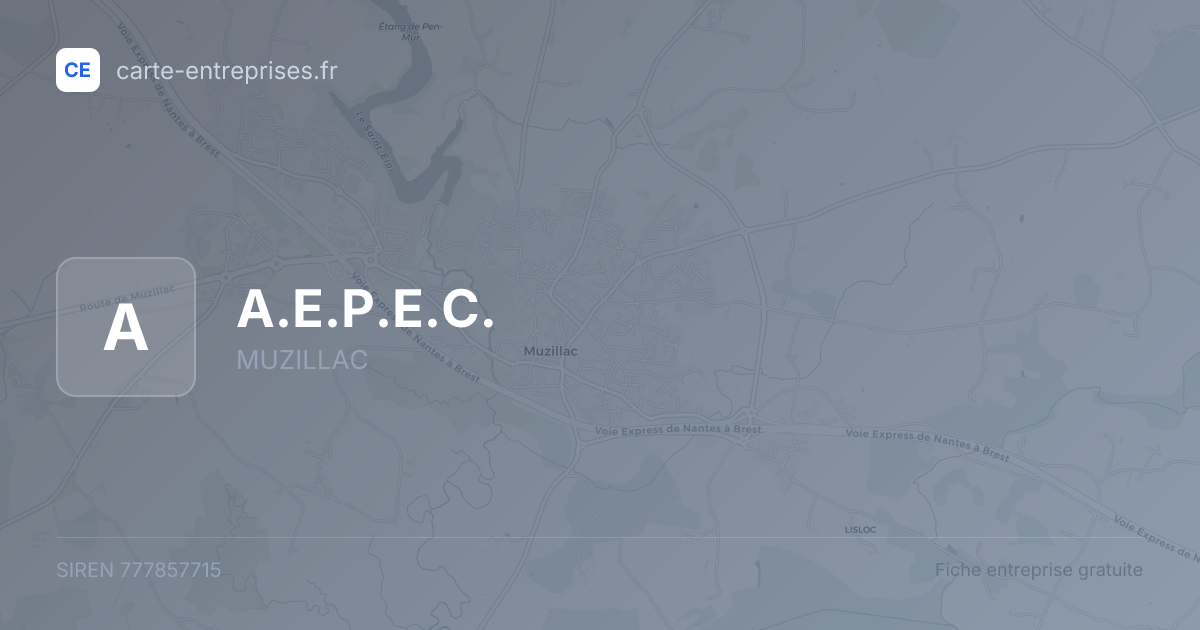A.E.P.E.C. — 777857715 — fiche entreprise