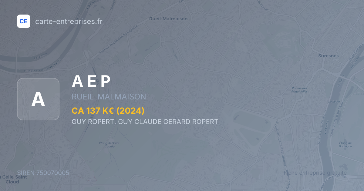 A E P — 750070005 — fiche entreprise
