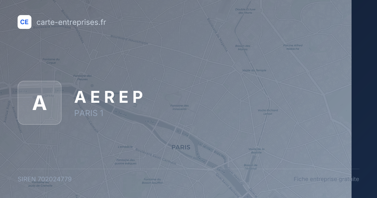 A E R E P — 702024779 — fiche entreprise