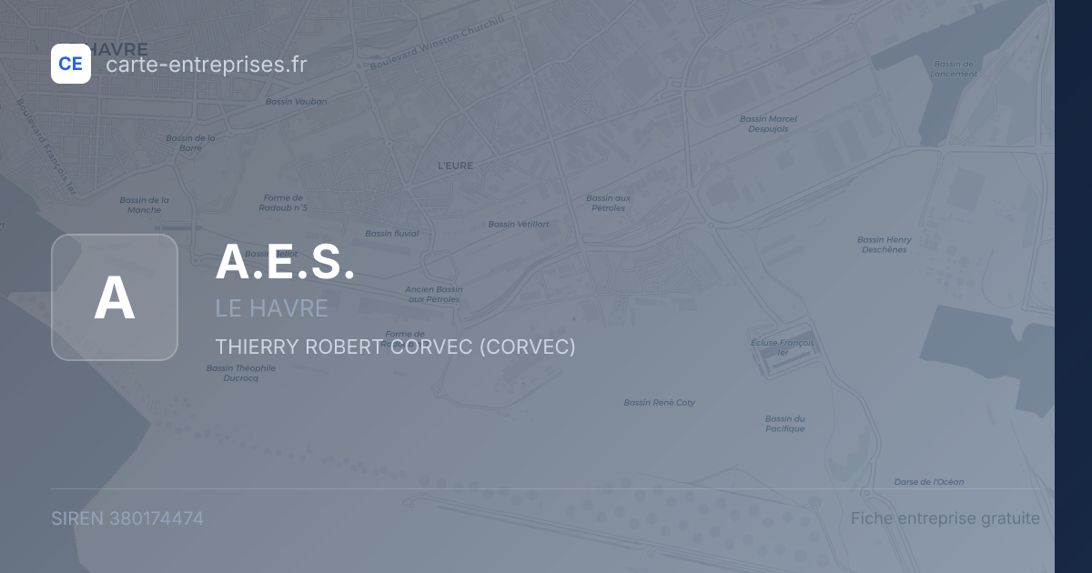 A.E.S. — 380174474 — fiche entreprise