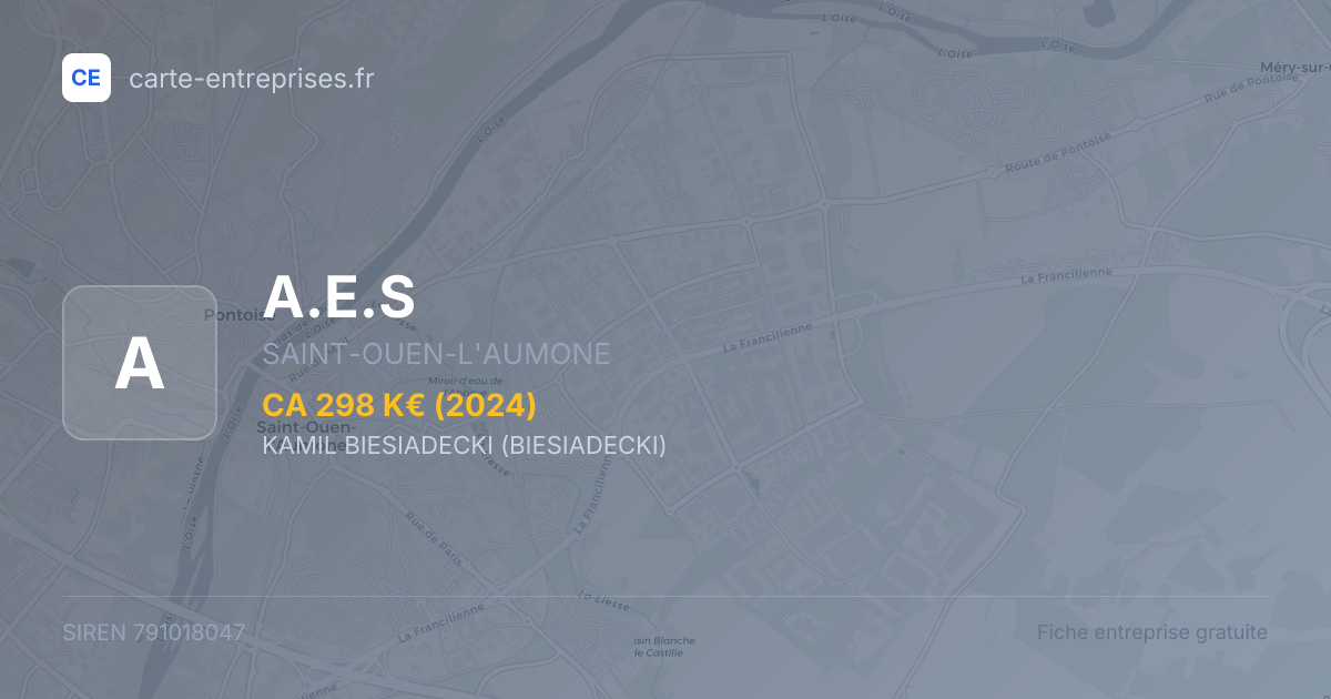 A.E.S — 791018047 — fiche entreprise