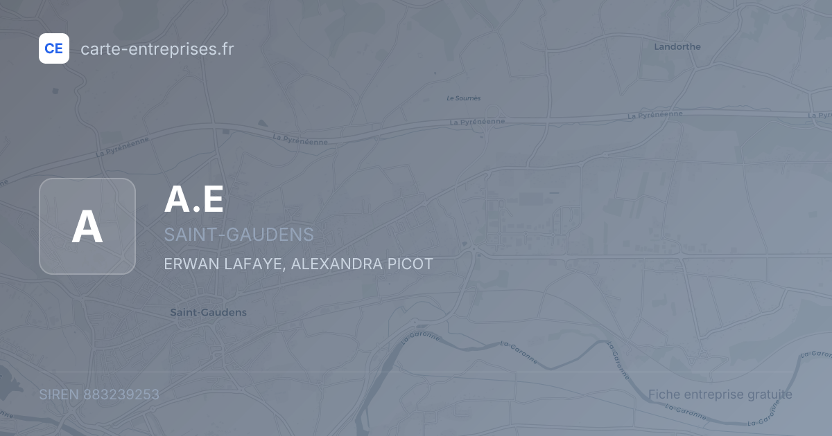 A.E — 883239253 — fiche entreprise