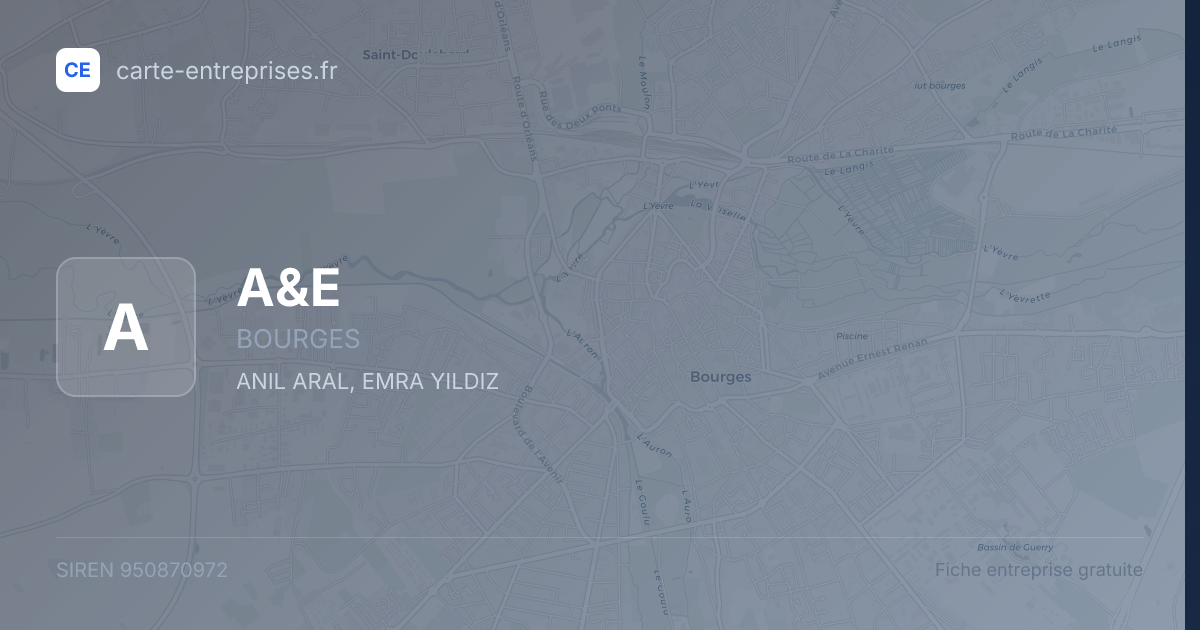 A&E — 950870972 — fiche entreprise