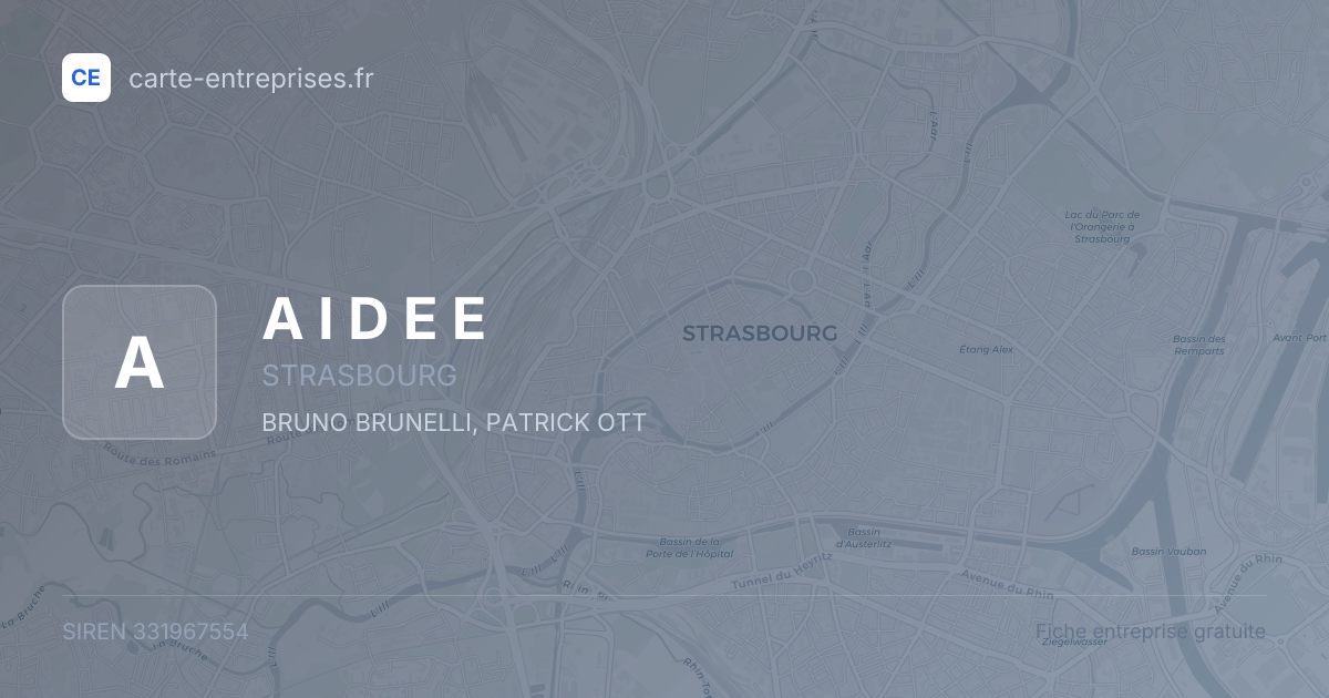 A I D E E — 331967554 — fiche entreprise