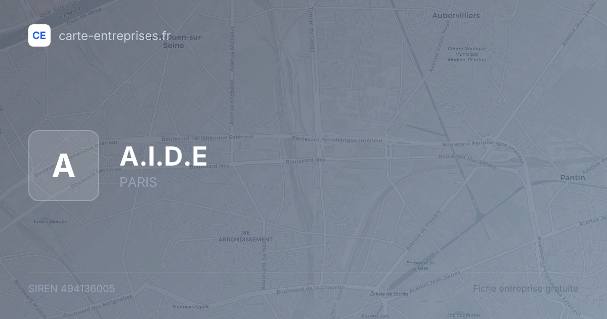 A.I.D.E — 494136005 — fiche entreprise