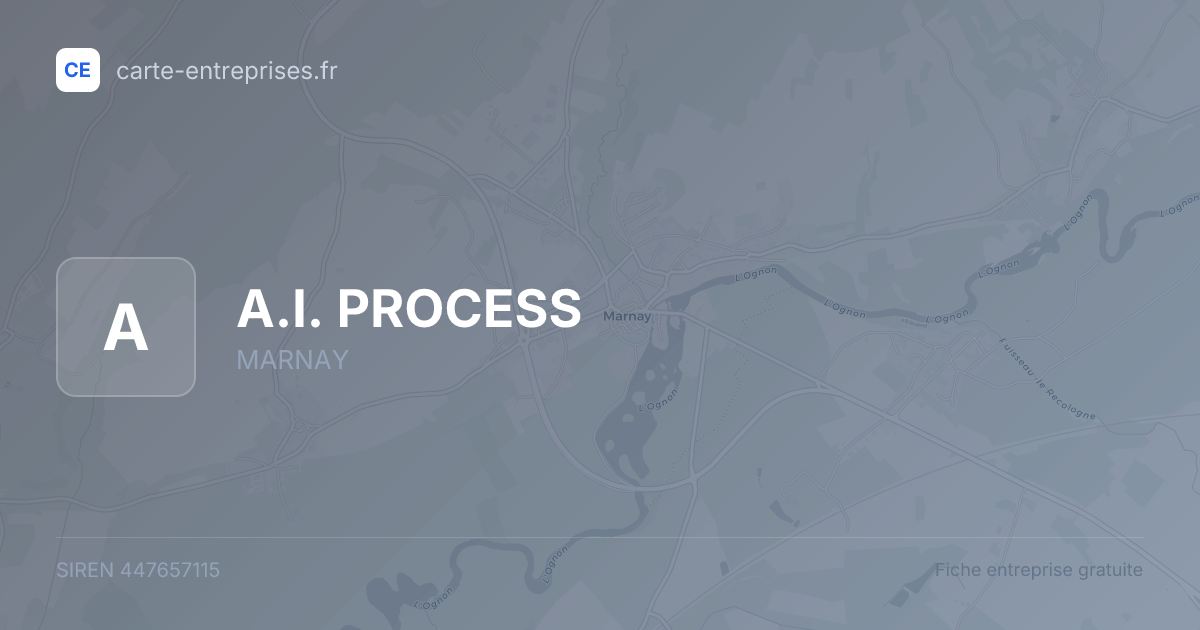 A.I. PROCESS — 447657115 — fiche entreprise