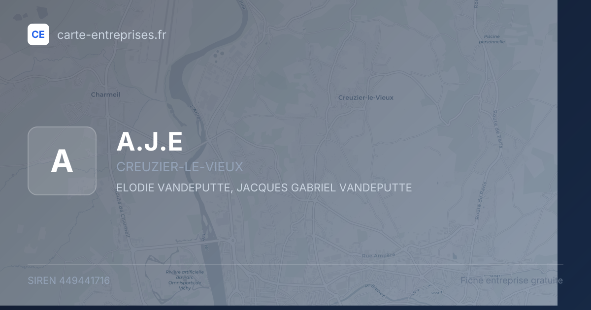 A.J.E — 449441716 — fiche entreprise