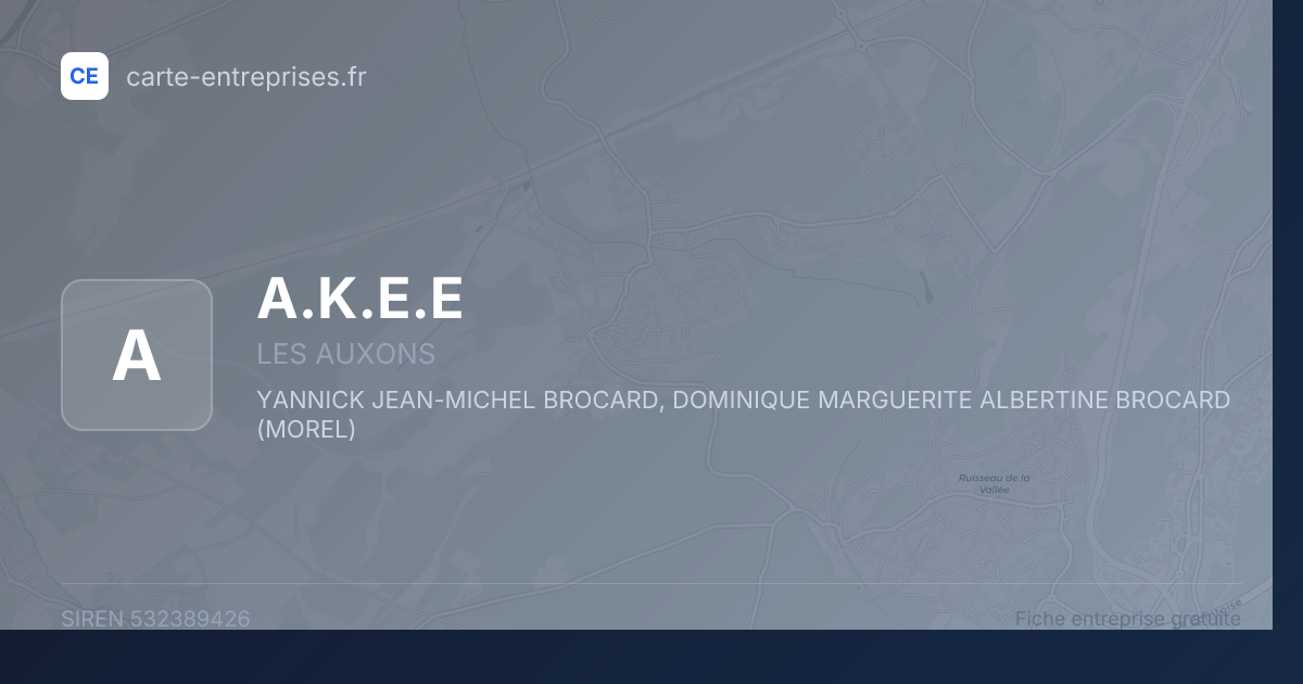 A.K.E.E — 532389426 — fiche entreprise