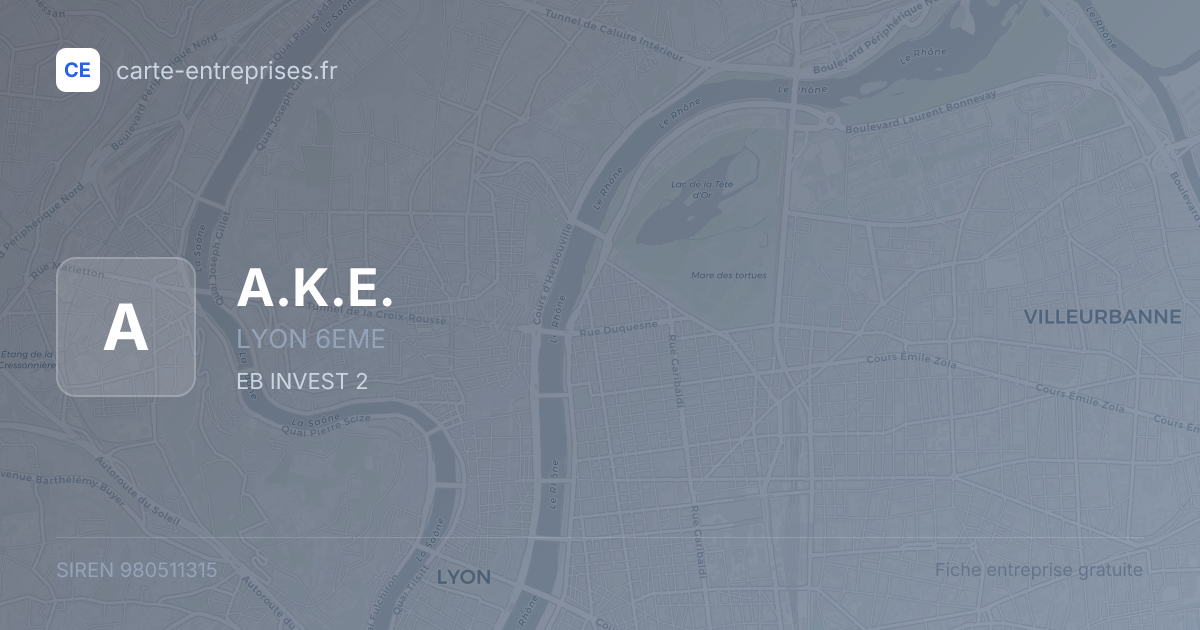 A.K.E. — 980511315 — fiche entreprise