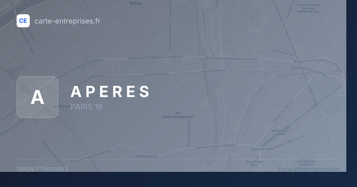 A P E R E S — 775693583 — fiche entreprise