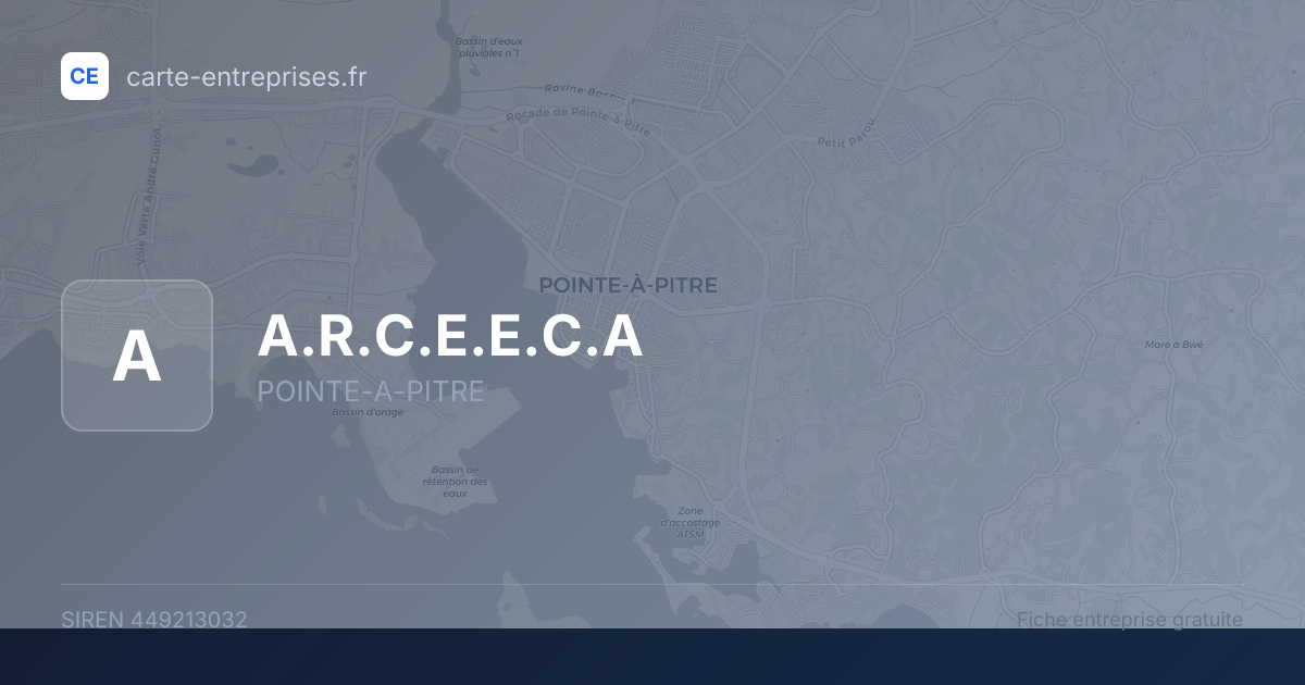 A.R.C.E.E.C.A — 449213032 — fiche entreprise