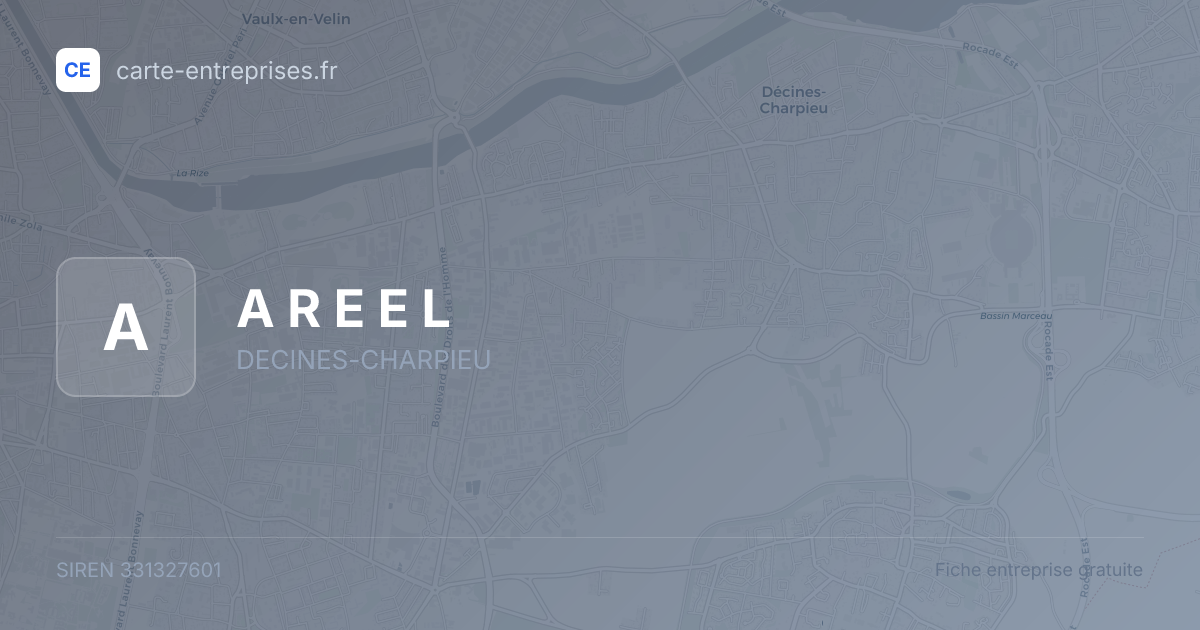 A R E E L — 331327601 — fiche entreprise