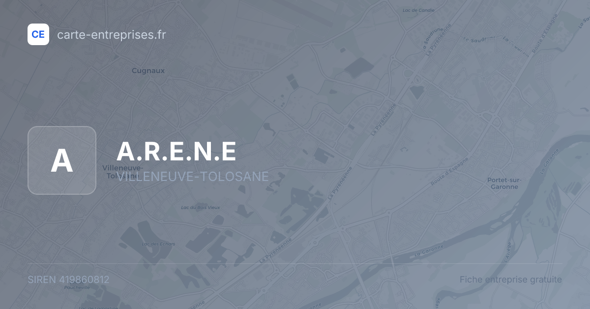 A.R.E.N.E — 419860812 — fiche entreprise