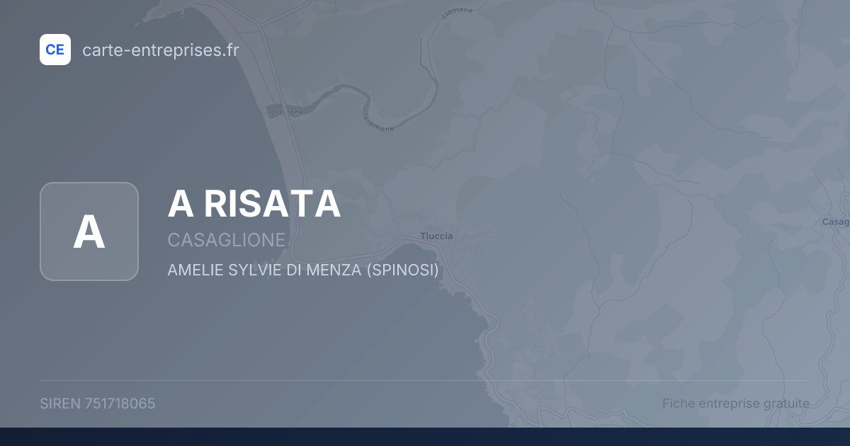 A RISATA — 751718065 — fiche entreprise