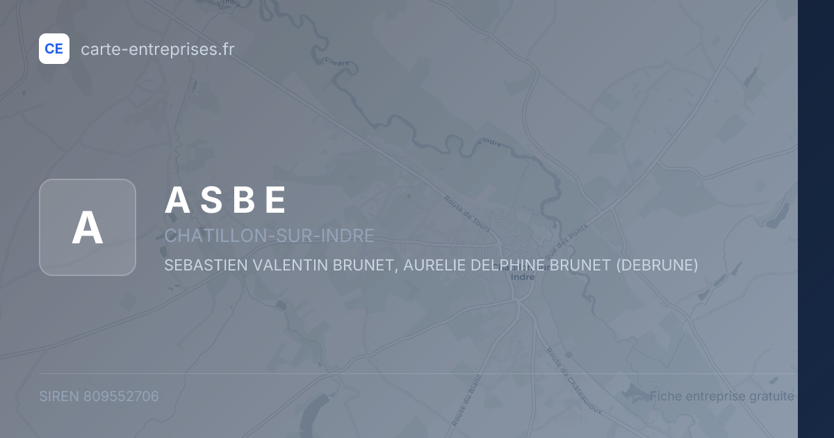 A S B E — 809552706 — fiche entreprise