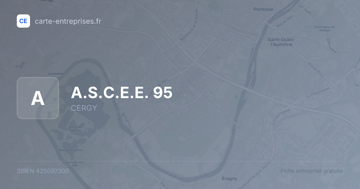 A.S.C.E.E. 95 — 425097300 — fiche entreprise