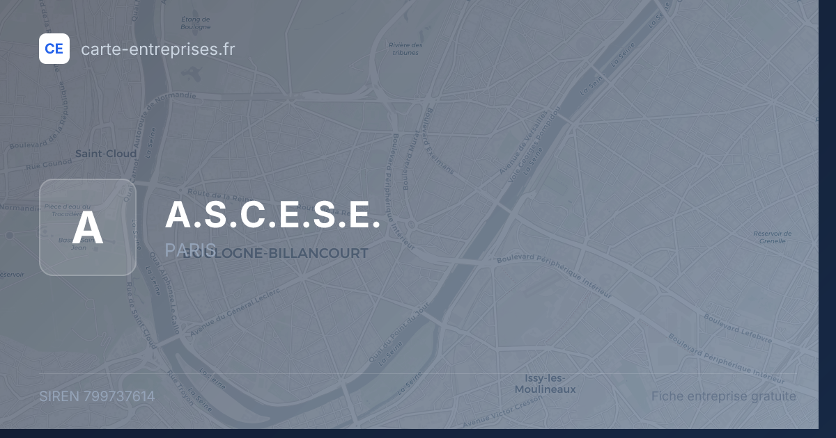 A.S.C.E.S.E. — 799737614 — fiche entreprise