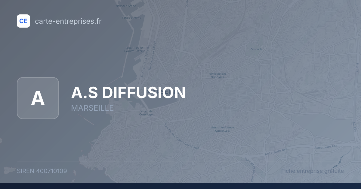 A.S DIFFUSION — 400710109 — fiche entreprise