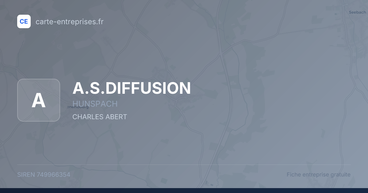 A.S.DIFFUSION — 749966354 — fiche entreprise