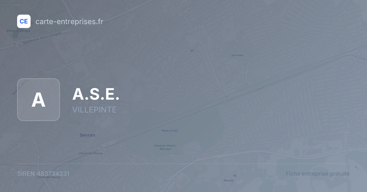 A.S.E. — 483734331 — fiche entreprise