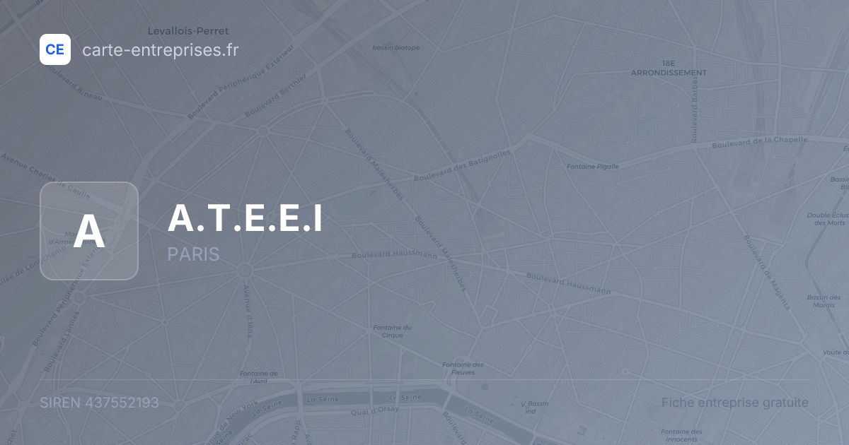 A.T.E.E.I — 437552193 — fiche entreprise