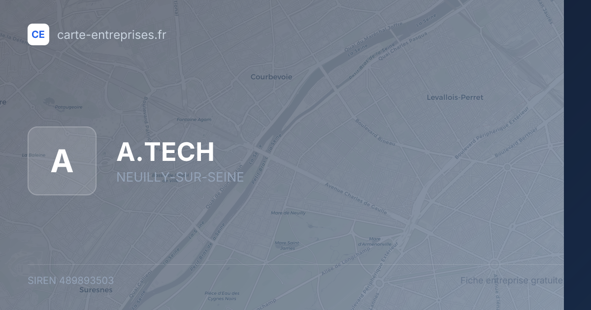 A.TECH — 489893503 — fiche entreprise