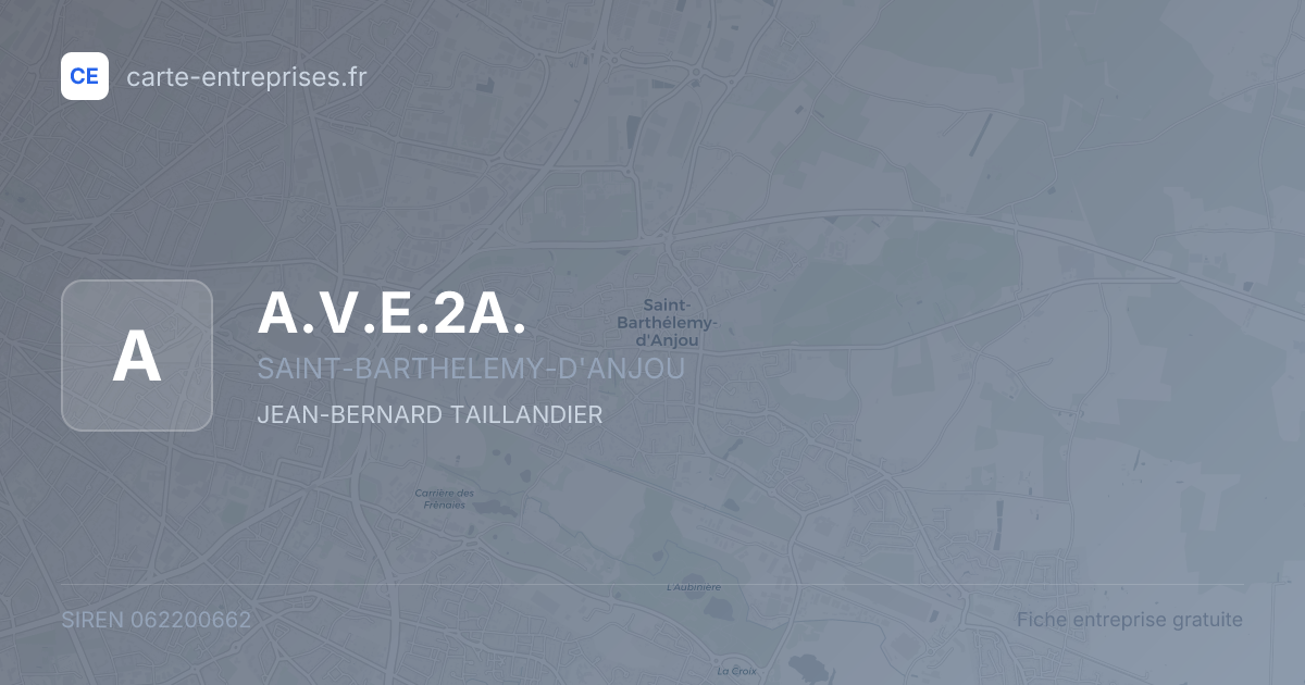 A.V.E.2A. — 062200662 — fiche entreprise