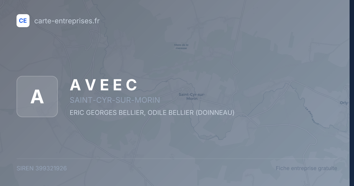 A V E E C — 399321926 — fiche entreprise