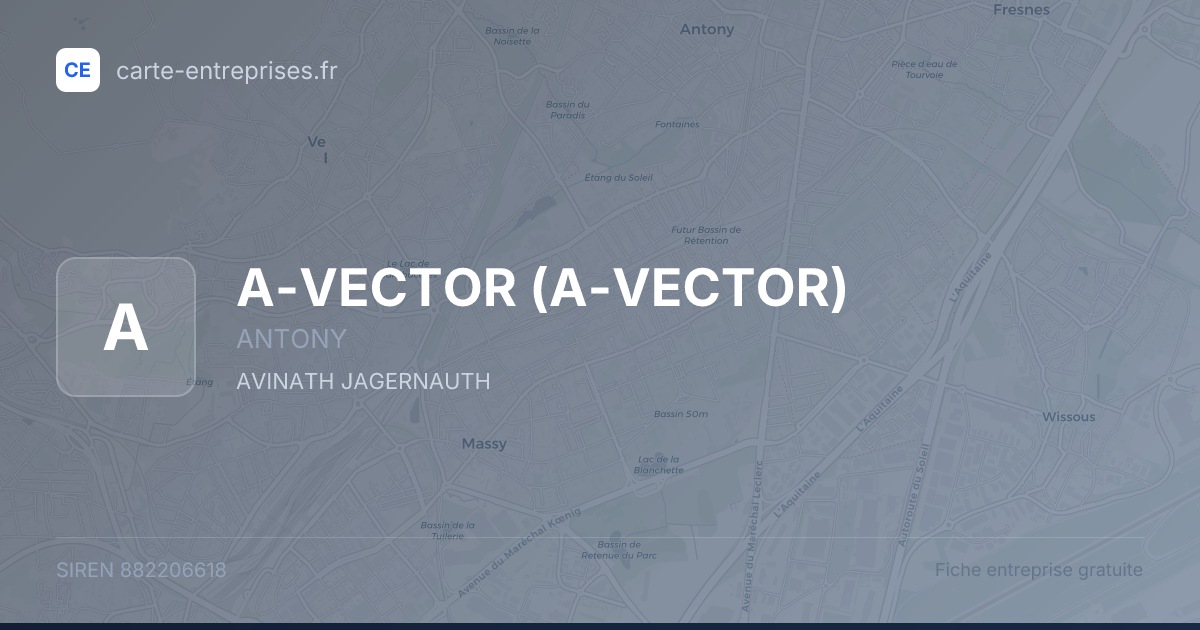 A-VECTOR — 882206618 — fiche entreprise