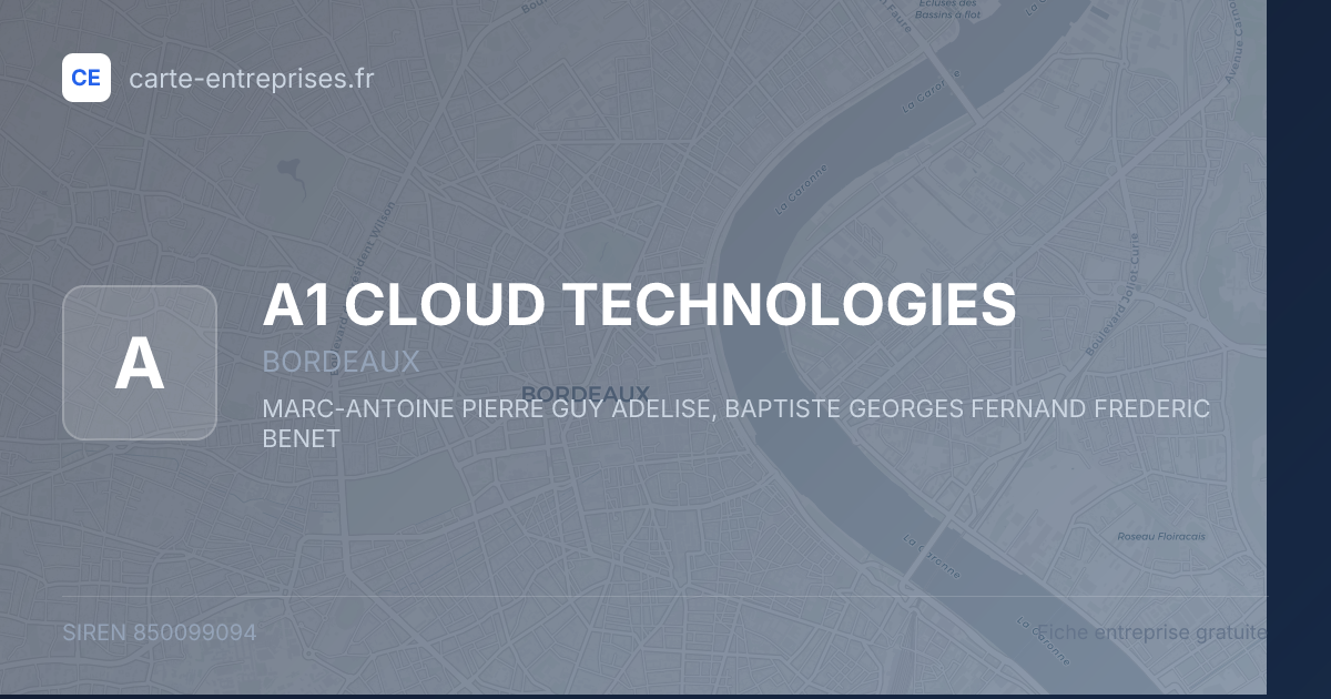 A1 CLOUD TECHNOLOGIES — 850099094 — fiche entreprise