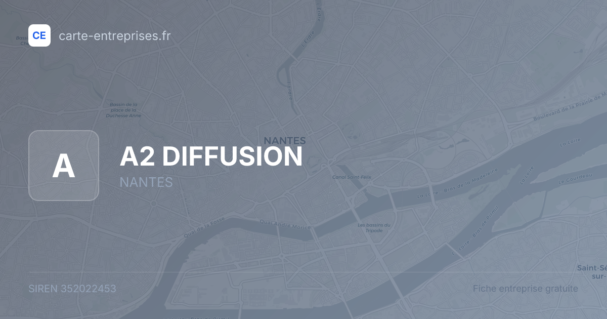 A2 DIFFUSION — 352022453 — fiche entreprise