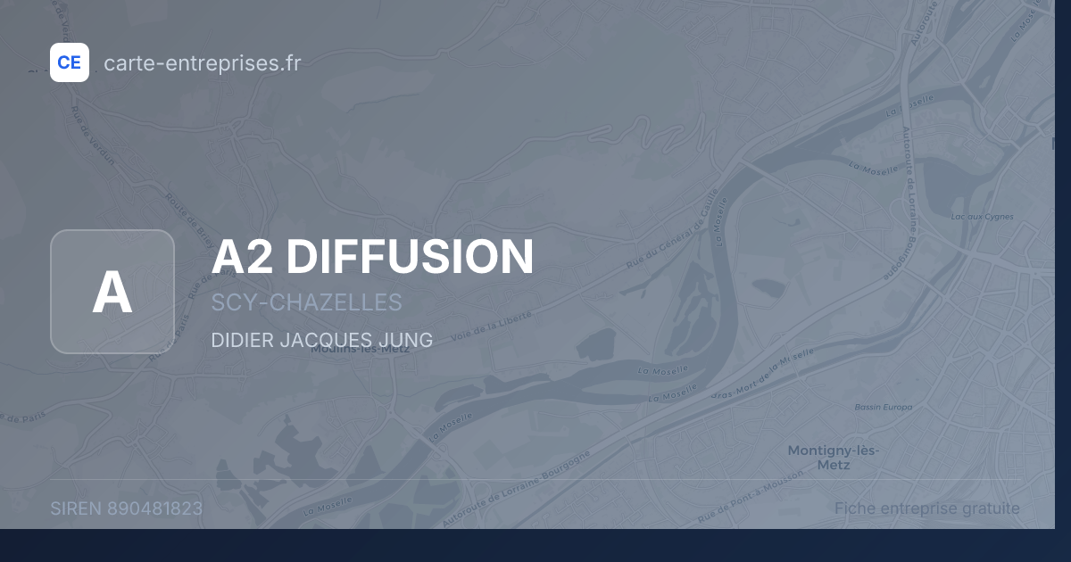 A2 DIFFUSION — 890481823 — fiche entreprise