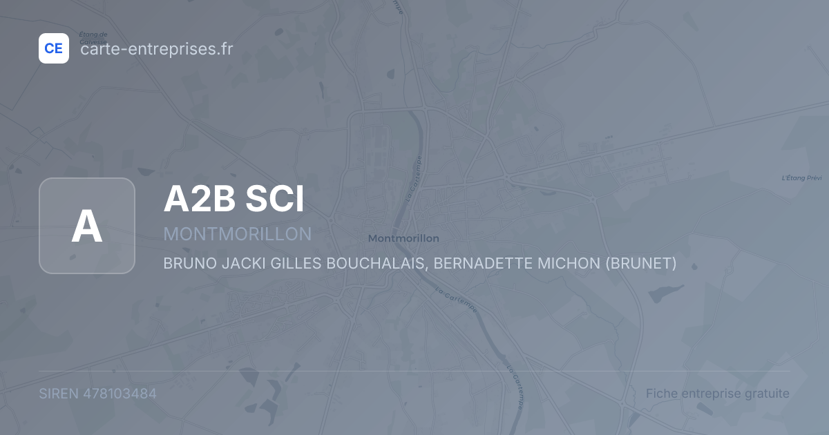 A2B SCI — 478103484 — fiche entreprise