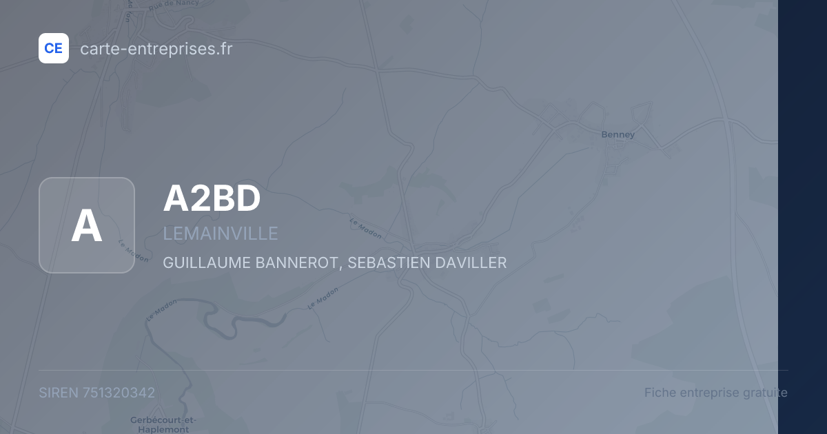 A2BD — 751320342 — fiche entreprise