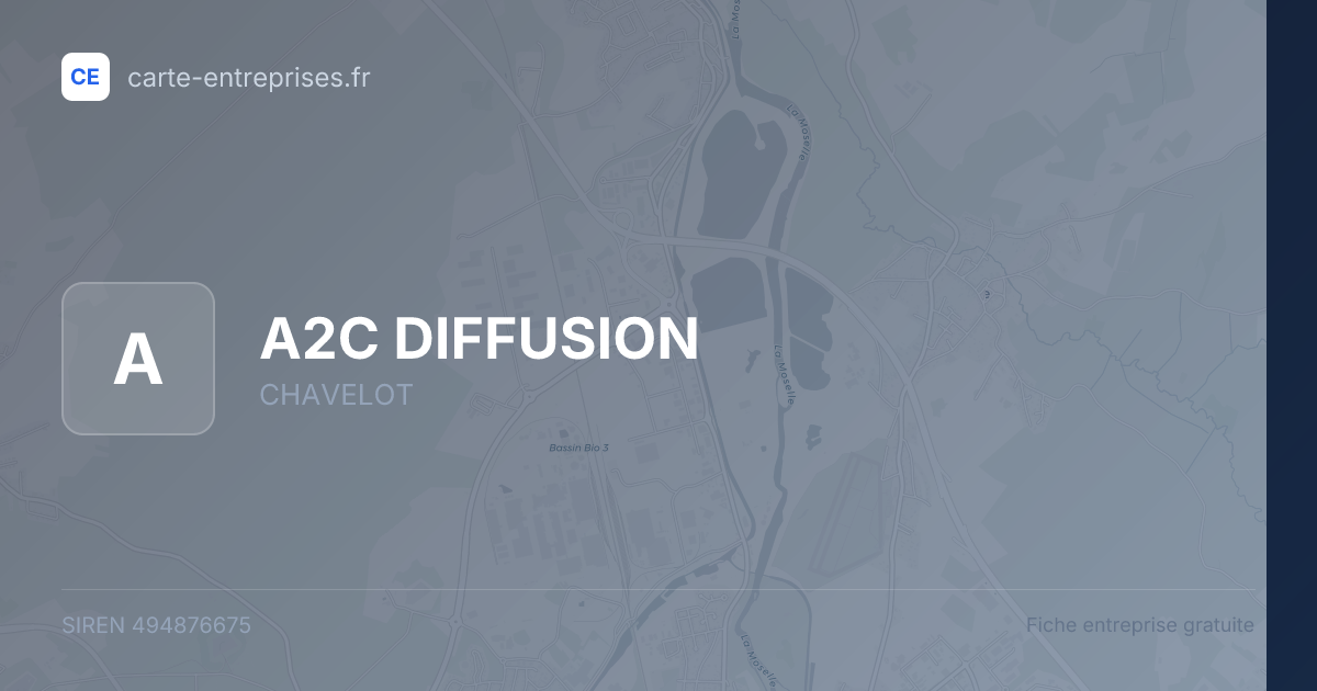 A2C DIFFUSION — 494876675 — fiche entreprise