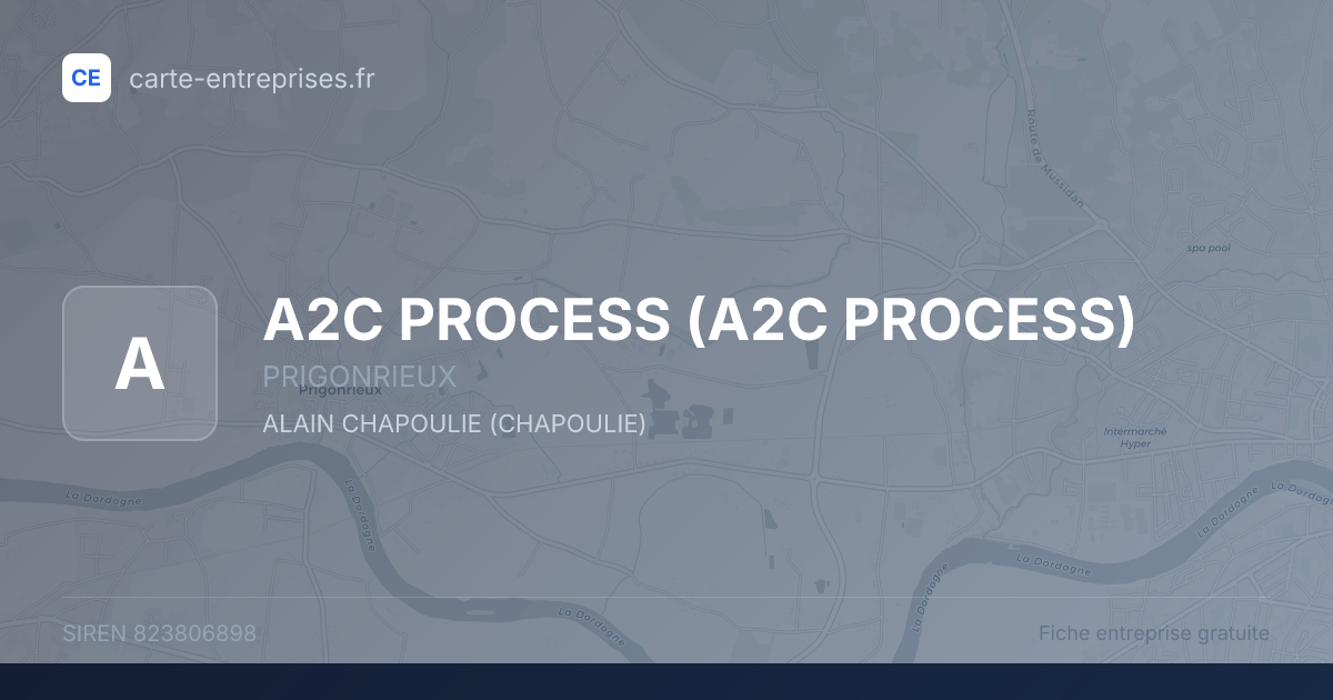 A2C PROCESS — 823806898 — fiche entreprise