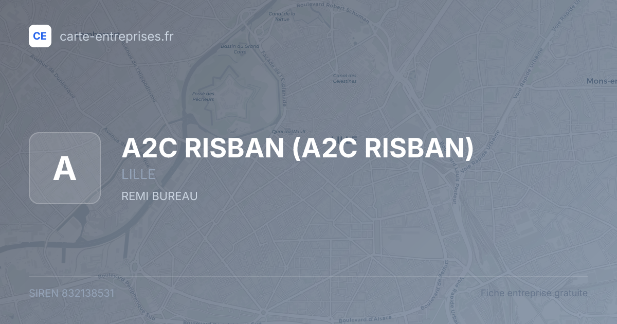 A2C RISBAN — 832138531 — fiche entreprise