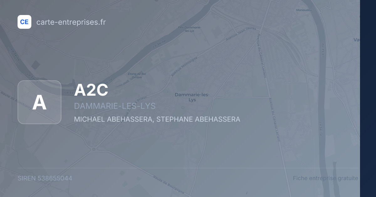 A2C — 538655044 — fiche entreprise