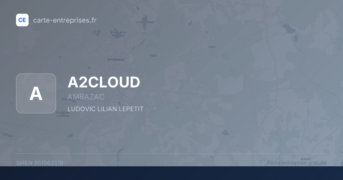 A2CLOUD — 951563519 — fiche entreprise
