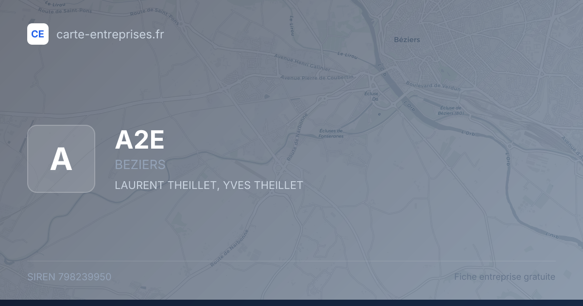 A2E — 798239950 — fiche entreprise