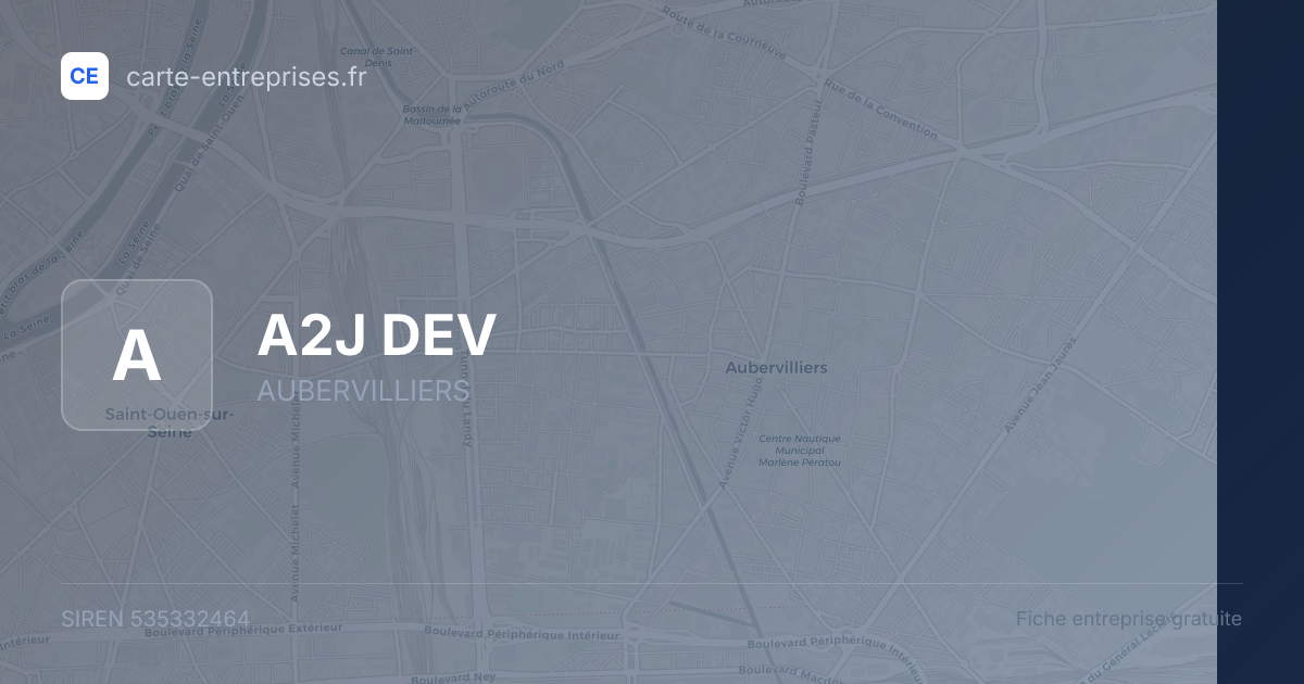 A2J DEV — 535332464 — fiche entreprise