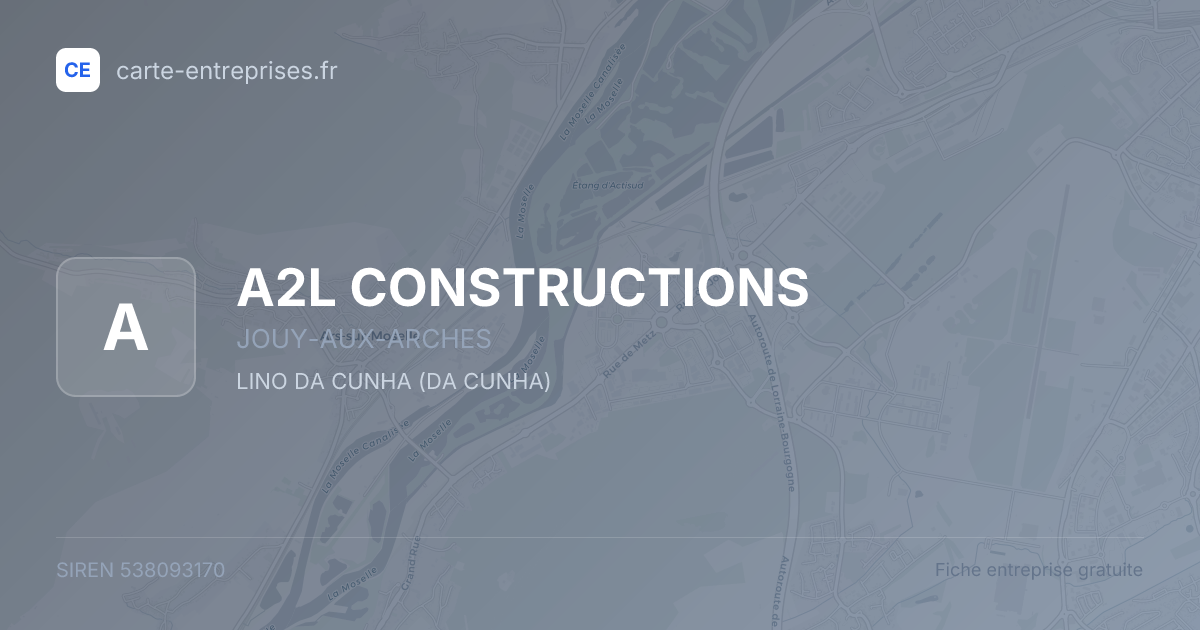 A2L CONSTRUCTIONS — 538093170 — fiche entreprise