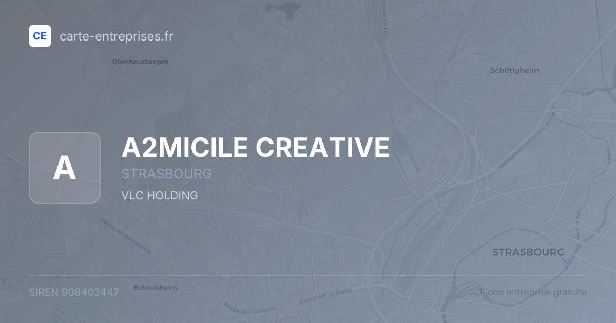 A2MICILE CREATIVE — 908403447 — fiche entreprise
