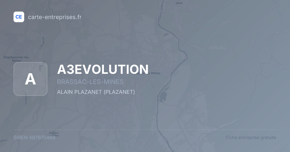 A3EVOLUTION — 487970469 — fiche entreprise