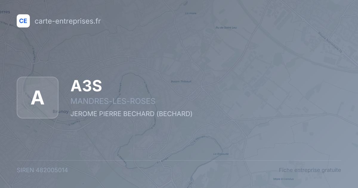 A3S — 482005014 — fiche entreprise