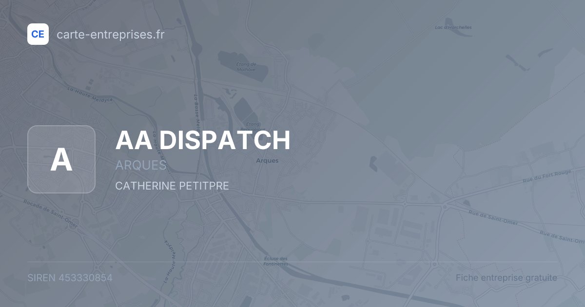 AA DISPATCH — 453330854 — fiche entreprise