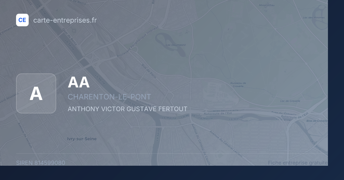 AA — 814599080 — fiche entreprise